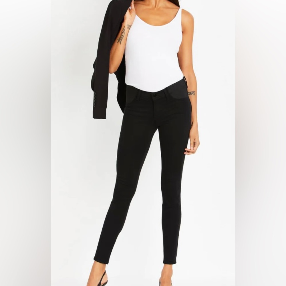 J Brand Mama J Maternity Skinny Jeans- Black Size 27